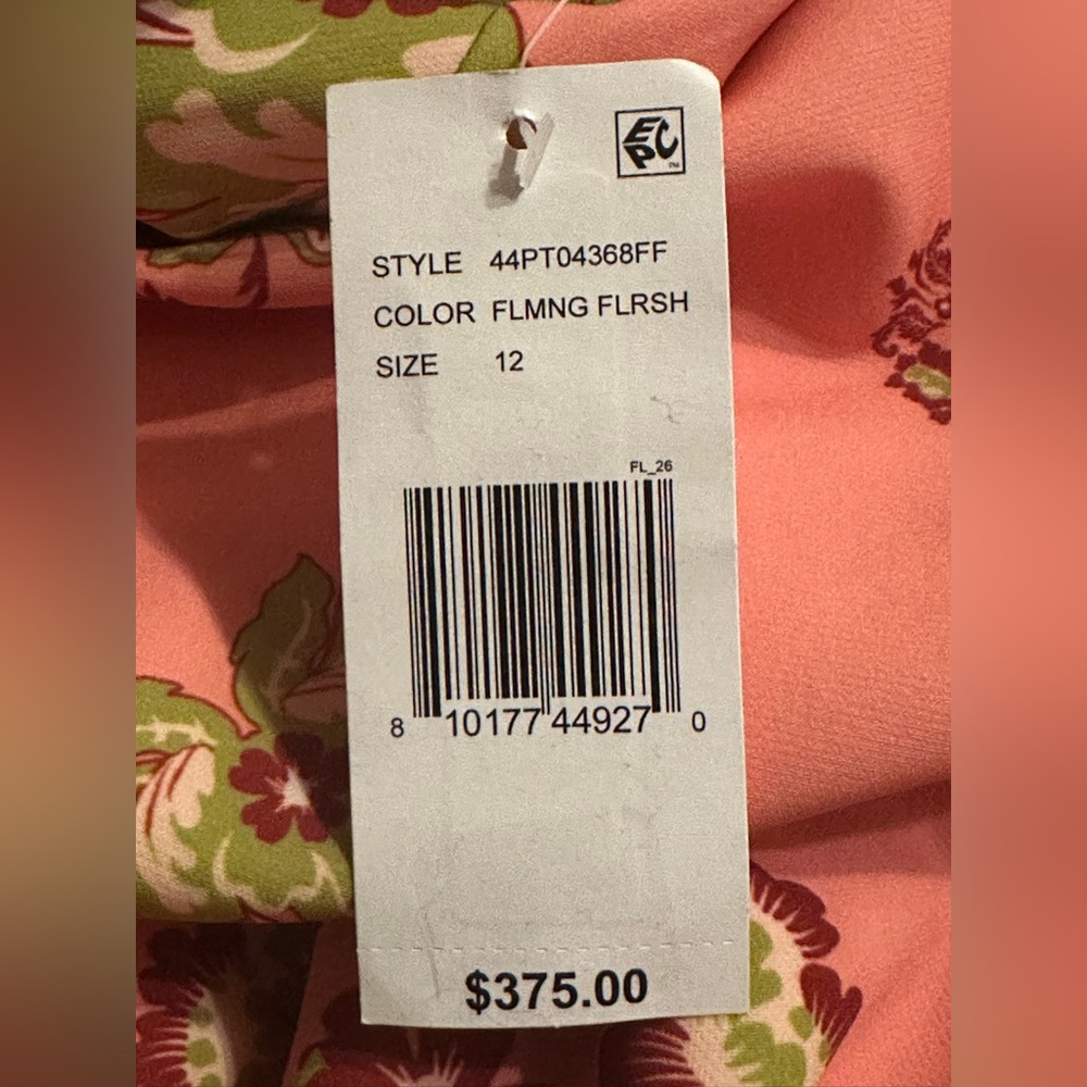 NWT Mestiza New York Perla Flamingo Flourish
Crew Neck Short Puff Sleeve Dress - Picture 9 of 12